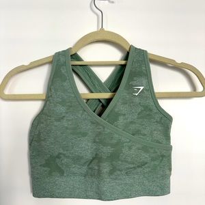 Green Adapt Seamless Gymshark Sports Bra